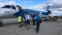 Збірна України прилетіла до Словаччини і провела тренування
