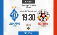«Динамо» - «Волинь»: останні новини перед грою