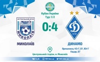 «Динамо» - перший фіналіст Кубку України!