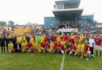 Українські легенди футболу перемогли угорців – 3:1