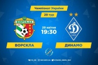 «Ворскла» - «Динамо»: стартові склади, ОНЛАЙН, ТЕКСТ