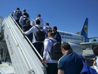 Збірна України вилетіла з Харкова до Женеви