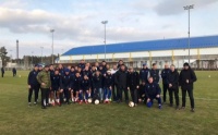Лідери ультрас «Динамо» відвідали тренування команди перед матчем із «Олімпіакосом»