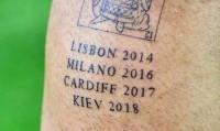 Українці вимагають, щоб Рамос змінив у своєму татуюванні Kiev на Kyiv