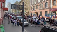 Фанаты устроили в Харькове файер-шоу в поддержку возрождения «Металлиста»