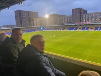 Андрій Шевченко відвідав матч збірної України з «Брентфордом» Б