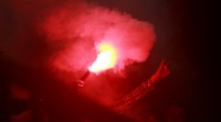 У воротаря «Ель-Гаїша» влучив фаєр під час матчу Арабської ліги чемпіонів, його госпіталізували