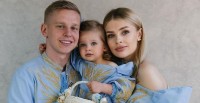 Сімейство Зінченків вперше влаштувало фотосесію з новонародженою донечкою – милі світлини