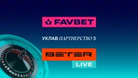 FAVBET розпочав співпрацю з BETER Live – Найкращі лайв-ігри провайдера вже на платформі