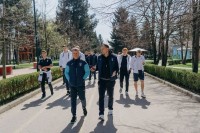 Гравці збірної України прогулялися з Шевченком і Ребровим по Зениці - фото