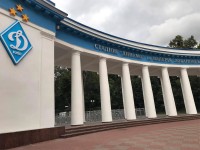 «Динамо» оновило свою емблему на фасаді клубного стадіону