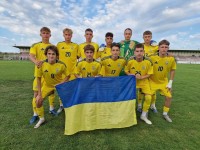 Юнацька збірна України з футболу впевнено перемогла у першому матчі товариського турніру в Хорватії