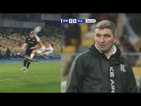 Червона картка Костишина в матчі Динамо-Колос. 1/4 Кубка України