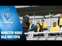 Почеснi глядачi на тренуваннi киян