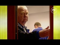 Как поздравляли команду Лобановского. Раздевалка Динамо после выхода в Лигу Чемпионов
